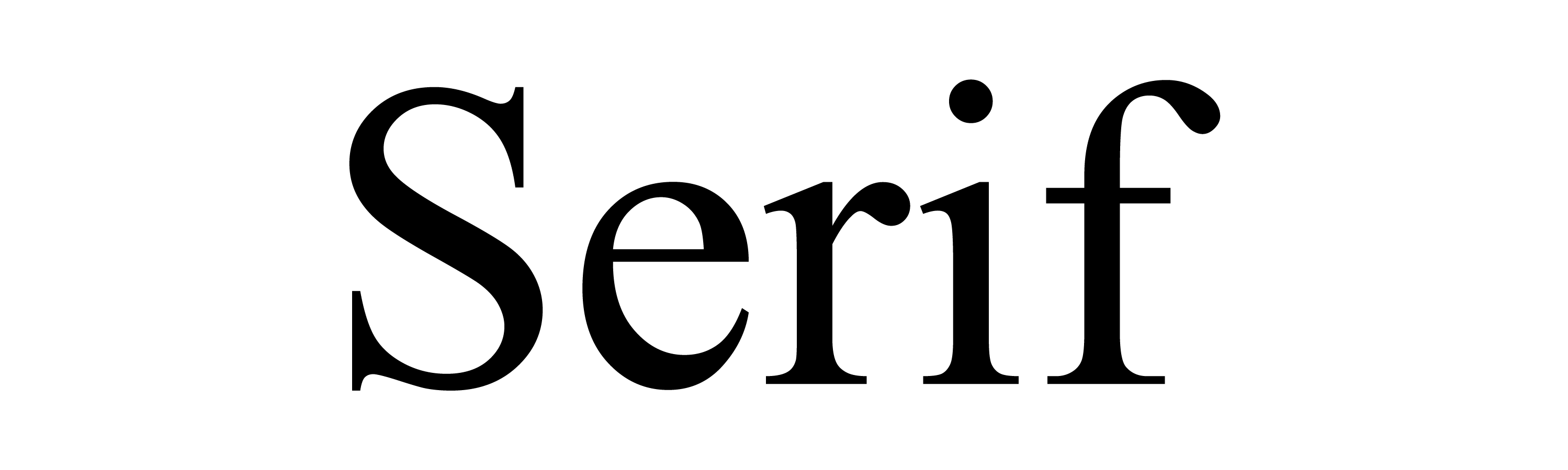 Serif Bold Font Names And Examples PELAJARAN