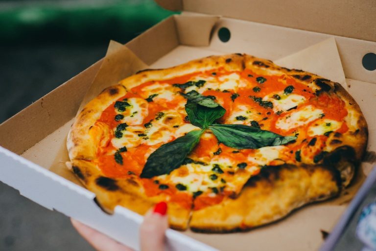 An enticing pizza