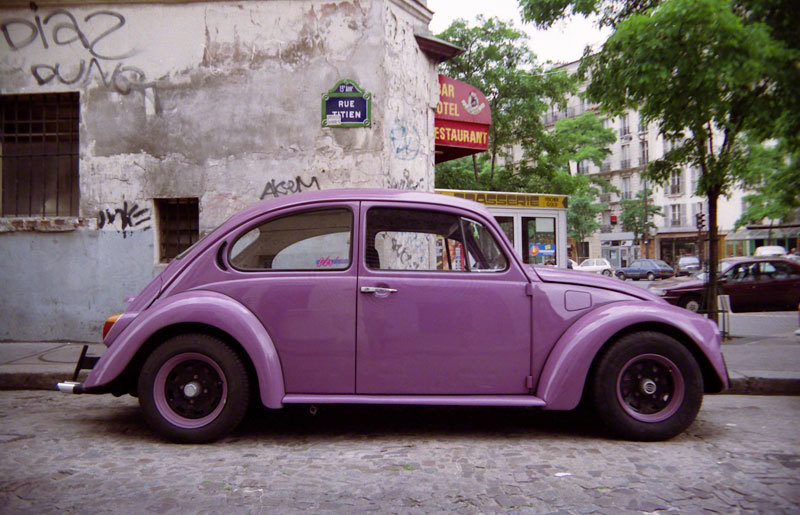Purple car