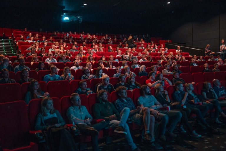 A cinema audience