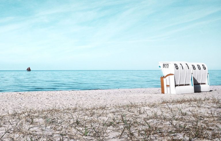 Boat on the horizon
