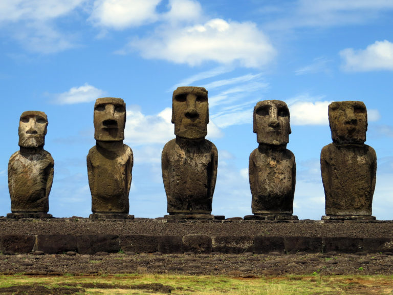 Statues on Easter Island