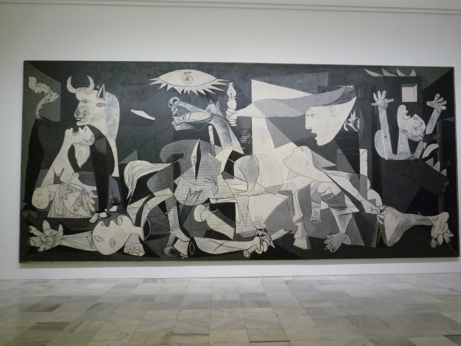 Photo of Picasso's "Guernica"
