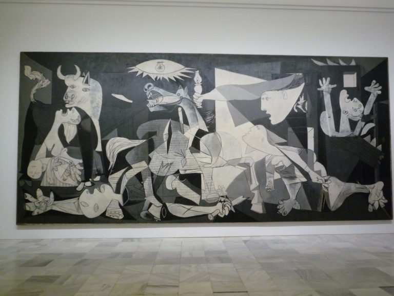Photo of Picasso's "Guernica"