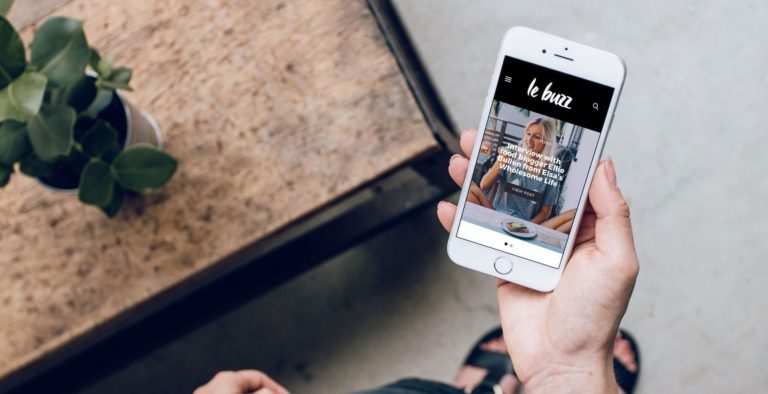viewing content on a mobile app