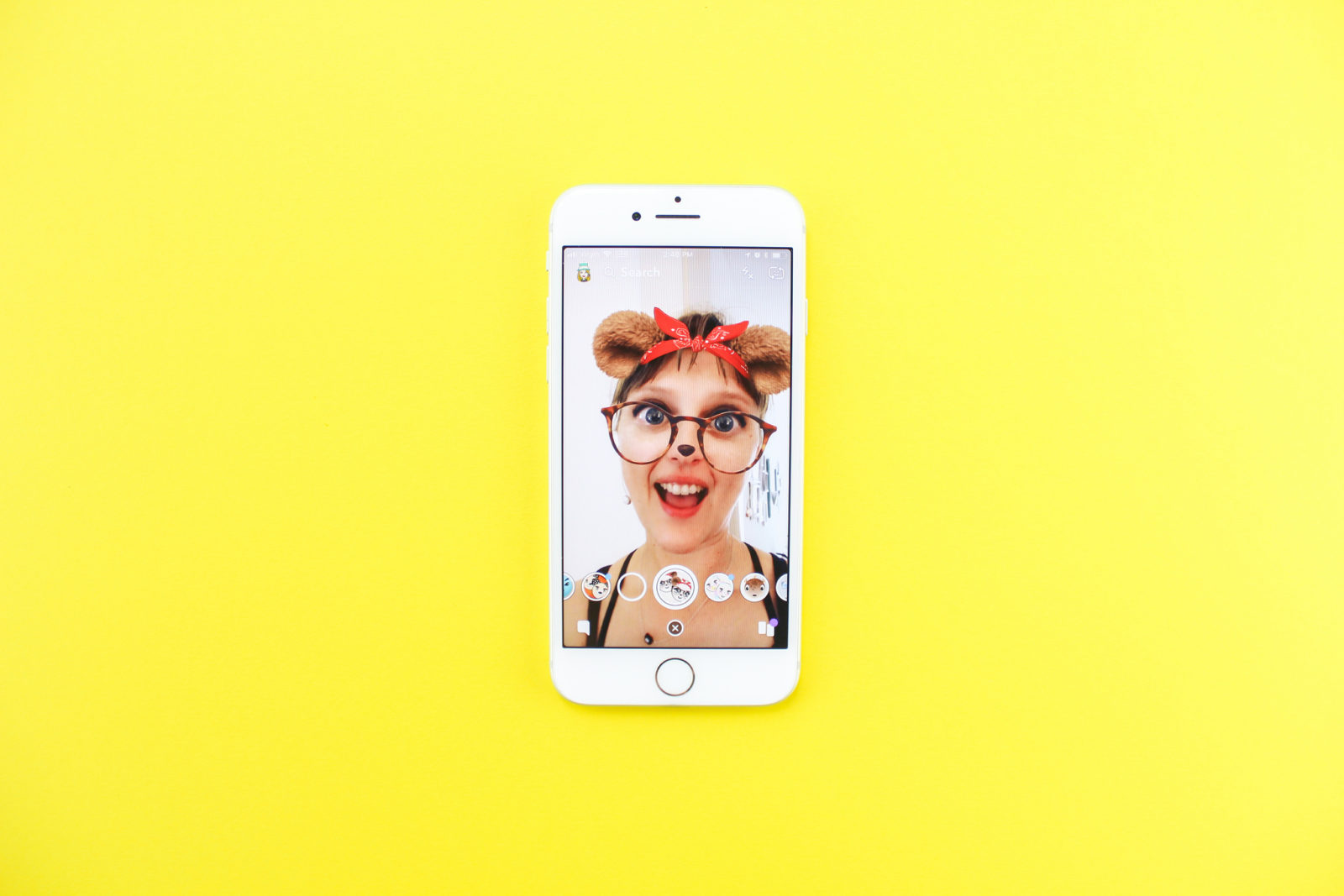 Snapchat filter in video