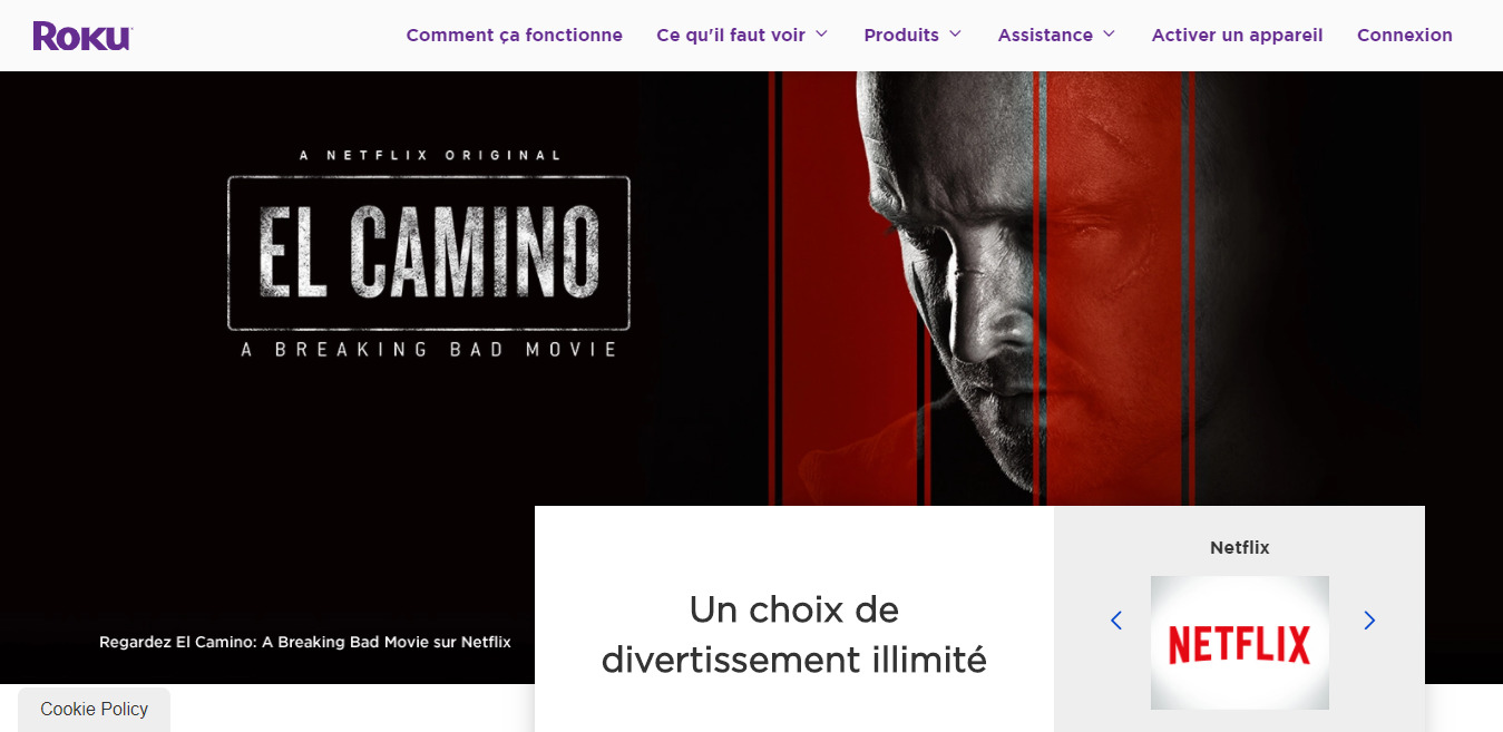 Roku France Website