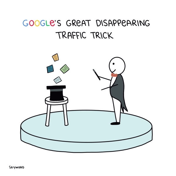 disappearing search traffic magic trick