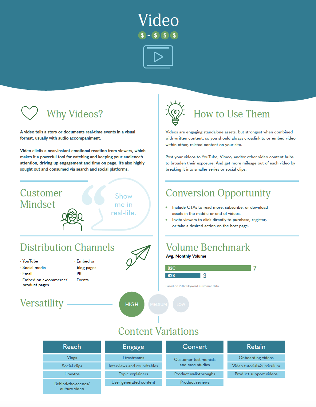 infographic embed video marketing