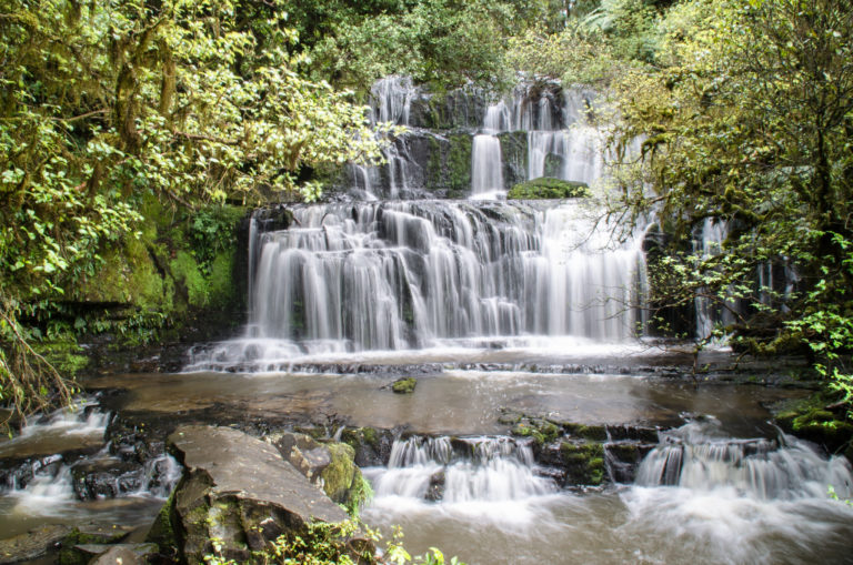 Series of cascading waterfalls
