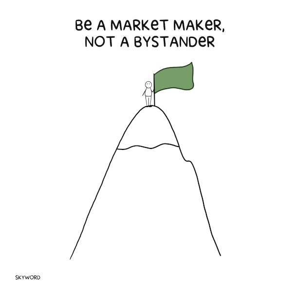 be a market maker