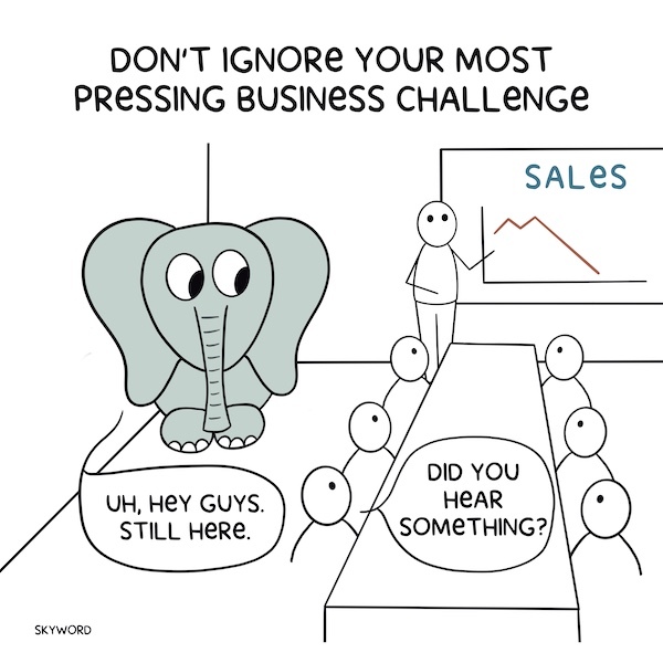 don't ignore your most pressing business challenge